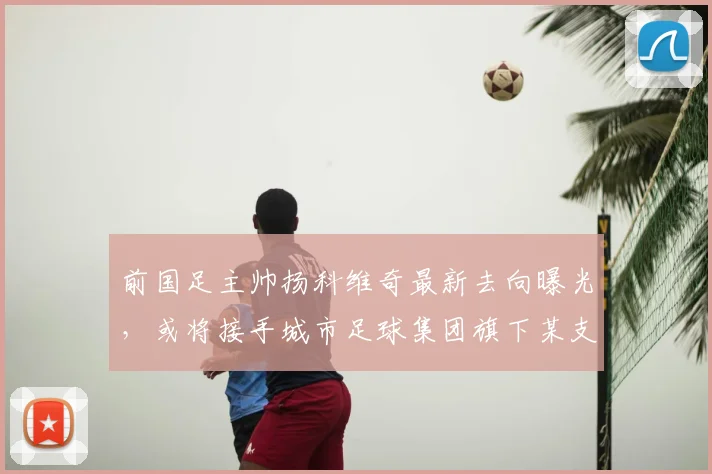 前国足主帅扬科维奇最新去向曝光，或将接手城市足球集团旗下某支球队